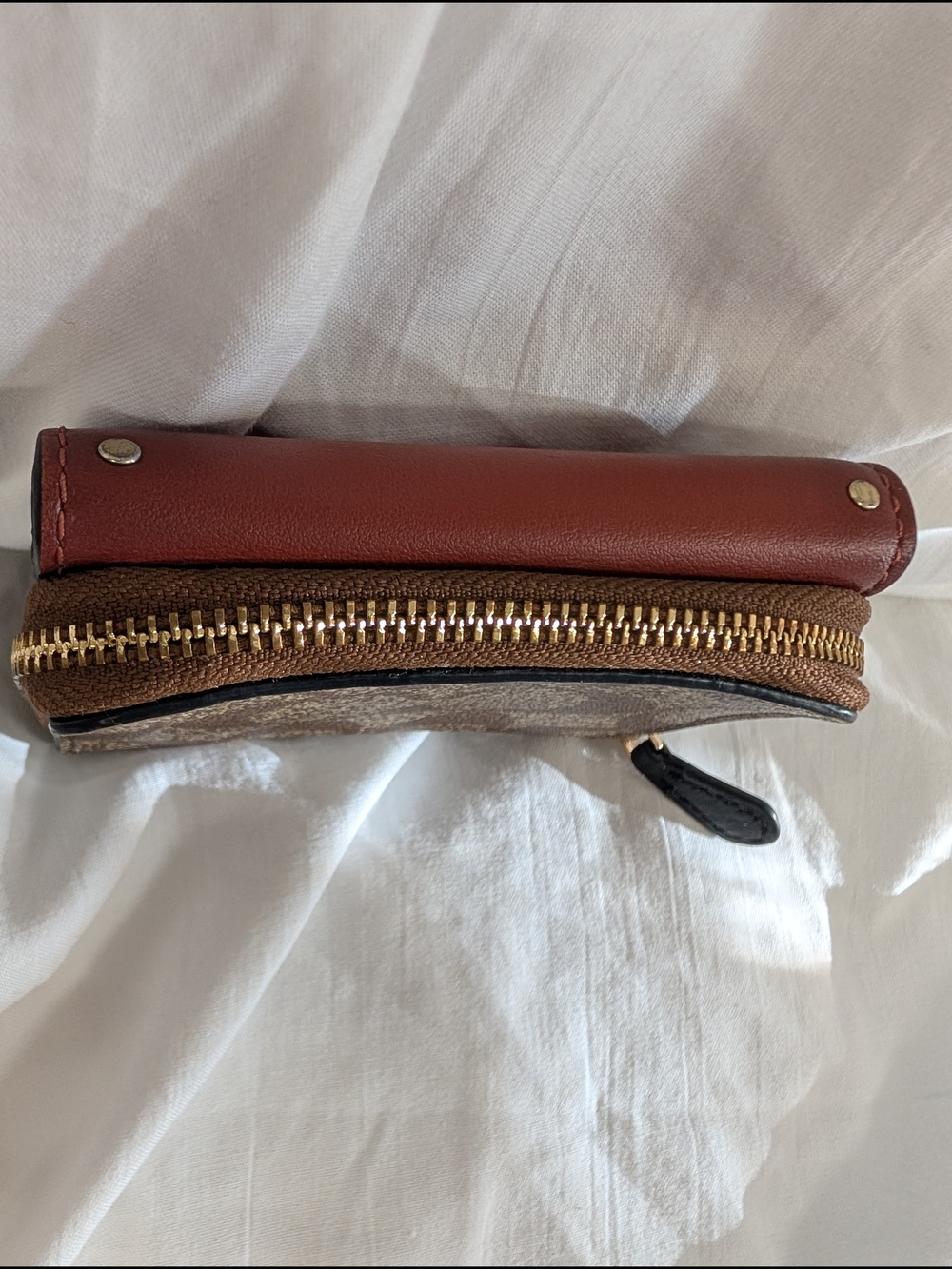 Coach Riley Rivets Small Studded Trifold Wallet - Picture 3 of 6